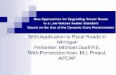 With Application to Rural Roads in Presenter: Michael ...ctt.mtu.edu/.../cew2017/...and-dcp-on-gravel-roads.pdf · With Application to Rural Roads in Michigan Presenter: Michael Duell