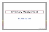 Inventory Management - rjerz.comABC Classification System • Divides inventory into three classes based on importance, using annual dollar volume • Class A –very important (high