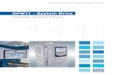CFW11 - System Drive - BIBUS · CFW11 - System Drive The CFW11 is a system drive designed for the control of squirrel cage induction motors as well as permanent magnet motors. Since