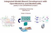 Integrated Model-Based Development with OpenModelica and ...petfr27/MODPROD2010talks/... · Integrated Model-Based Development with OpenModelica and ModelicaML. partly in the OPENPROD