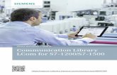 Library description 10/2016 Communication Library LCom for ......Warranty and liability Communication Library LCom Entry-ID: 48955385, V2.2, 10/2016 2 G 6 d Warranty and liability