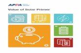 79 Value of Solar Primer - American Public Power Association · 6 Value of Solar Primer Researchers have developed quantitative and qualitative attributes to consider when assessing