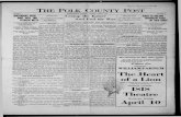 VOLUME 1. - INDEPENDENCE, OREGON, TUESDAY, APRIL 9, …€¦ · VOLUME 1. - INDEPENDENCE, OREGON, TUESDAY, APRIL 9, 1918. NUMBER 5. INDEPENDENCE OPENS DRIVE WITH TWO PATRIOTIC MEETS