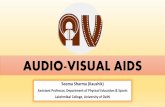 Audio-Visual Aids€¦ · DEFINITION: Audio-visual aids includes, but they ar not limited to, those auditory and visual materials used by teachers in order to facilitate the task