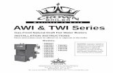 D ESIGNED TO L EAD AWI & TWI Series AWI...The TWI series boiler is identical to corresponding sized AWI boiler except for the addition of baffles in the flue passages to obtain higher