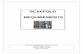 SCAFFOLD - web-ers.comweb-ers.com/Safety/scaf.pdf · scaffold in order to provide support for and increased stability of the scaffold. Outrigger beam (thrust out): The structural