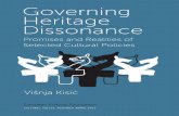 Governing Heritage Dissonance - Europa Nostra · 2017-03-28 · Governing Heritage Dissonance redrawing our maps of Europe. ... ground for wider philosophical and practical questions