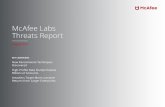 McAfee Labs Threats Report August 2019 · REPORT 2 McAfee Labs Threats Report, August 2019 Follow Share Ransomware attacks grew by 118%, new ransomware families were detected, and