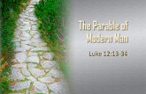 The Parable of Modern Man - Eagle Christian Churcheaglechristianchurch.com/sermon_files/2017-11-12/sermon.pdf2017/11/12  · “The Parable of Modern Man” Luke 12:21-26 “‘So