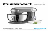 sm50 16ce013929 sp ib final - CuisinartThis Cuisinart® Precision Master Stand Mixer has the capacity, power, and precision engineering to handle any job a recipe calls for. The three