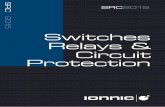 Switches Relays & Circuit Protection - IONNICrelayscircuitprotection... · Relays & Circuit Protection. Battery Master Switches Fixed Handle 8 ‘L’ Handle 11 Removable Key 14 ...