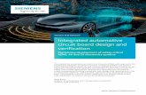 Siemens PLM Software Integrated automotive circuit board ... PLM... · Siemens PLM Software 4. Circuit design and verification. The starting point for electronic systems is the circuit