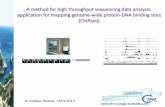 A method for high throughput sequencing data analysis ...iml.univ-mrs.fr/sta/SMPGD2010/slides/SMPGD10-Andrau-slide.pdf · A method for high throughput sequencing data analysis: application