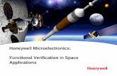 Honeywell Microelectronics: Functional Verification in Space … · 2009-08-25 · Honeywell’s Pre-System Verilog History •As early as 2000, it was apparent designs had approached