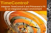 Integrate TimeControl 6 and Primavera’s P6 for an ... · Links to HR, Project Mgt and Finance HMS Software is a Gold Oracle Partner Primavera, a Certified Microsoft Partner and