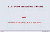 ECE:3410 Electronic Circuits - University of Iowas-iihr64.iihr.uiowa.edu/.../Lectures/BJTReview.pdf · A. Kruger BJT Review, Page- 4 Calculating Bias Currents & Voltages Key to solving