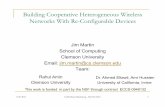 Building Cooperative Heterogeneous Wireless Networks With ...jmarty/projects/5... · 8/4/2011 2 Outline Introduction Towards cooperative wireless networks Towards heterogeneous wireless