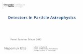 Detectors in Particle Astrophysics) charged Particles in Matter Energy loss described by Bethe-Bloch formula Ionisation through inelastic scattering & atomic excitation Global minimum