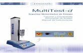 testing to perfection MultiTest-d · Campo de aplicación Este manual es adecuado para la utilización del MultiTest 0.5-d, 1-d, 2.5-d y sus subproductos. (La portada muestra el MultiTest