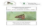 2012 Story Master - Butterfly Conservation Warwickshire · Early Moth and Northern Winter Moth were also represented. The only species to be recorded singly was Oak Nycteoline. With