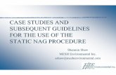 CASE STUDIES AND SUBSEQUENT GUIDELINES FOR THE USE OF …bc-mlard.ca/files/...studies-guidelines-static-nag.pdf · ♦Also evaluated the use of the NAG pH test method to identifying