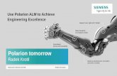 Polarion tomorrow - PLM Europe...2018/10/30  · Siemens PLM Software Longer Term Vision Goals Agile transformation Agile Transformation • Empower & FastTrack Enterprise and Embedded