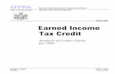 October 2001 Earned Income Tax Credit · Statistical Tables Accompanying This Report 10 Endnotes 12 ... Figure 1 illustrates the relationship between credit amounts and earnings (or