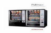 Palma+ - Azkoyen Vending€¦ · module, increases further the capacity of the equipment. • Increase the capacity of drinks: 54 bottles or cans. • Free space in the machine to