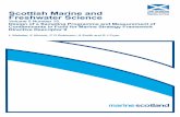 Scottish Marine and Freshwater Science - Scottish Government · Scottish Marine and Freshwater Science is a series of reports that publish results of research and monitoring carried