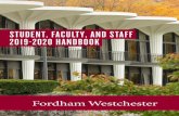 STUDENT, FACULTY, AND STAFF 2019-2020 HANDBOOK€¦ · STUDENT, FACULTY, AND STAFF 2019-2020 HANDBOOK. Our campus is home to the Westchester branches of the School of . Professional