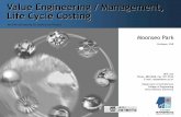 Value Engineering / Management, Life Cycle Costingocw.snu.ac.kr/sites/default/files/NOTE/Lec09_CPBDC_VE&LCC... · 2019-09-17 · Life-Cycle Costing Accurate cost measurement is one