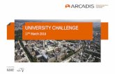 UNIVERSITY CHALLENGE - Inside Government · AGENDA 1. Issues facing Higher Education 2. Case Study, Data Driven Estate Strategy 3. Benefits Delivered