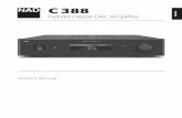 Hybrid Digital DAC Amplifier - Cinemaster...• Changes or modifications to this equipment not expressly approved by NAD Electronics for compliance could void the user’s authority