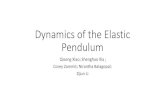 Dynamics of the Elastic Pendulum - University of Arizonagabitov/teaching/181/...•Taylor, John R. (2005). Classical Mechanics. University Science Books •Thornton, Stephen T.; Marion,