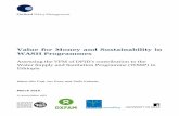 Value for Money and Sustainability in WASH Programmes · “Value for Money and Sustainability in water, sanitation and hygiene programmes” (VFM-WASH) funded by DFID. Under this