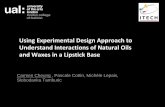 Using Experimental Design Approach to Understand ... · Using Experimental Design Approach to Understand Interactions of Natural Oils and Waxes in a Lipstick Base 3. Aim and objectives