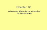 Chapter 12dspace.mit.edu/.../6484C73D-EF45-478F-A334-EBFCF970A813/0/431_GMch12.pdfChapter 12: Advanced Micro-Level Valuation for Real Estate. Classical Corporate Finance Capital Budgeting