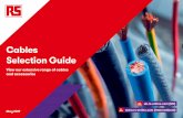 Cables Selection Guide - RS Components€¦ · Cables Selection Guide View our extensive range of cables and accessories. Discover more at 2 ... CONTROL CABLE Page 11 POWER Page 21