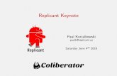 Replicant Keynote · Hardware documentation, schematic, etc Technical knowledge and adapted tools Legal constraints (reverse engineering) Ability to replace the code: Read-only memories,