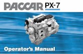 PX-7 Engine Operator's Manual - Y53-1183-1A1 · Contents ©2012PaccarInc-AllRightsReserved Thismanualillustratesanddescribestheoperationoffeaturesorequipmentwhichmaybeeitherstandardoroptionalon