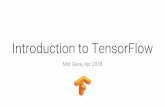 Introduction to TensorFlow · First build a computational graph, and then use a session to execute operations in the graph This is the basic approach, there is also a dynamic approach