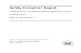 Safety Evaluation ReportThis safety evaluation report (SER) documents the technical review of the Seabrook Station, Unit No. 1 (Seabrook) license renewal application (LRA) by the U.S.
