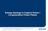Energy Savings in Captive Power / Co-generation Power Plants STEAG Energy saving in CPP.pdf · Reduction of FRS DP (Optimize DP across FRS) Minimizing Boiler Losses Using Waste Heat
