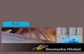 Bar - Deutsche Nickel GmbH · 2019-01-16 · Deutsche Nickel GmbH Rosenweg 15 58239 Schwerte Germany +49 (0) 2304 / 108 – 0 info@deutsche-nickel.de Deutsche Nickel America Inc.