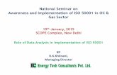 National Seminar on Awareness and Implementation of ISO ... Khilnani.pdf · National Seminar on Awareness and Implementation of ISO 50001 in Oil & Gas Sector 19th January, 2015 SCOPE