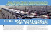 THE IMPORTANCE OF PUMPING · Gas well dewatering removes water build-up in the natural gas well – a result of slower gas flow as the stream weakens through time and fails to carry