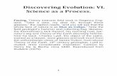 Discovering Evolution: VI. Science as a Process. · 2018-07-14 · 1 Discovering Evolution: VI. Science as a Process. Facing. Theory instructs field work in Regency Eng-land. "Take