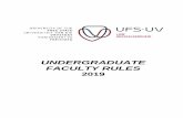 UNDERGRADUATE FACULTY RULES · 2019-01-17 · 7 contents addresses 8 members of staff undergraduate faculty rules and information 9 15 degrees rule e1: bachelor of laws (llb) as a