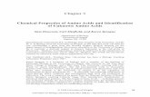 Chemical Properties of Amino Acids and …...Chemical Properties of Amino Acids and Identification of Unknown Amino Acids Sam Donovan, Carl Stiefbold, and Karen Sprague Department