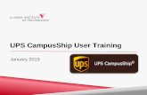 UPS CampusShip User Training...MTCC PO / College Serv. Center FedEx E&I Rate ... 10% Markup Check Request FedEx / UPS Invoices P-Card Personal Reimbursements. Current State. How Illinois